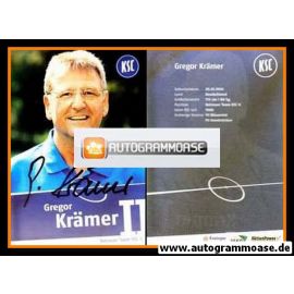 Autogramm Fussball | Karlsruher SC II | 2008 | Gregor KRÄMER