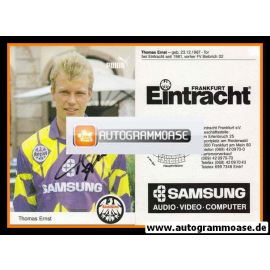 Autogramm Fussball | Eintracht Frankfurt | 1991 | Thomas ERNST