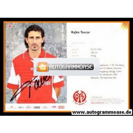 Autogramm Fussball | FSV Mainz 05 | 2003 | Rajko TAVCAR