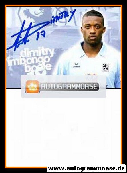 Autogramm Fussball | TSV 1860 München II | 2009 | Dimitry Imbongo BOELE