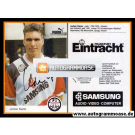 Autogramm Fussball | Eintracht Frankfurt | 1991 | Jochen KIENTZ