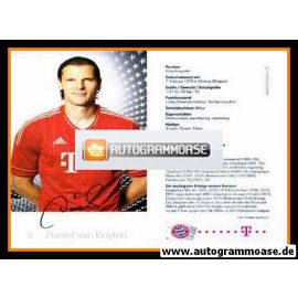 Autogramm Fussball | FC Bayern München | 2011 Druck | Daniel VAN BUYTEN