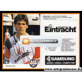 Autogramm Fussball | Eintracht Frankfurt | 1991 | Michael KLEIN