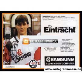 Autogramm Fussball | Eintracht Frankfurt | 1991 | Andre KÖHLER