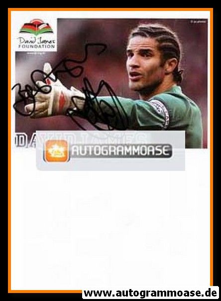 Autogramm Fussball | England | 2000er | David JAMES (Foundation 1)