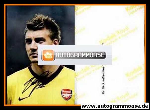 Autogramm Fussball | Arsenal London | 2000er Foto | Nicklas BENDTNER (Portrait Color)