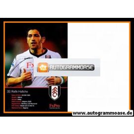 Autogramm Fussball | FC Fulham | 2010er | Rafik HALLICHE