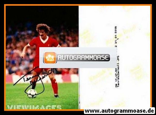 Autogramm Fussball | FC Liverpool | 1970er Foto | Terry McDERMOTT (Spielszene Color)