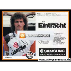 Autogramm Fussball | Eintracht Frankfurt | 1991 | Ralf WEBER