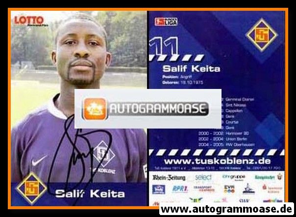Autogramm Fussball | TuS Koblenz | 2006 | Salif KEITA