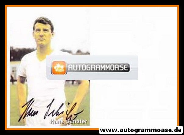 Autogramm Fussball | 1. FC Köln | 1960er Retro | Hans SCHÄFER (Portrait Color)
