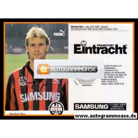 Autogramm Fussball | Eintracht Frankfurt | 1992 | Manfred BINZ