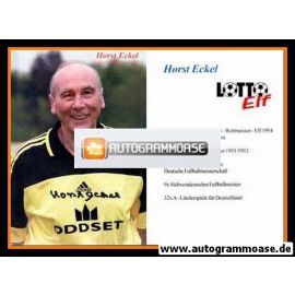 Autogramm Fussball | DFB | 2000er | Horst ECKEL (Portrait Color) Lotto-Elf