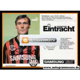 Autogramm Fussball | Eintracht Frankfurt | 1992 | Rudi BOMMER