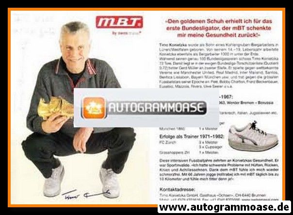 Autogramm Fussball | 2000er | Timo KONIETZKA (Portrait Color) MBT