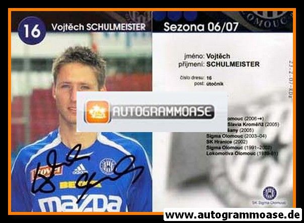 Autogramm Fussball | SK Sigma Olomouc | 2006 | Jiri NOVOTNY