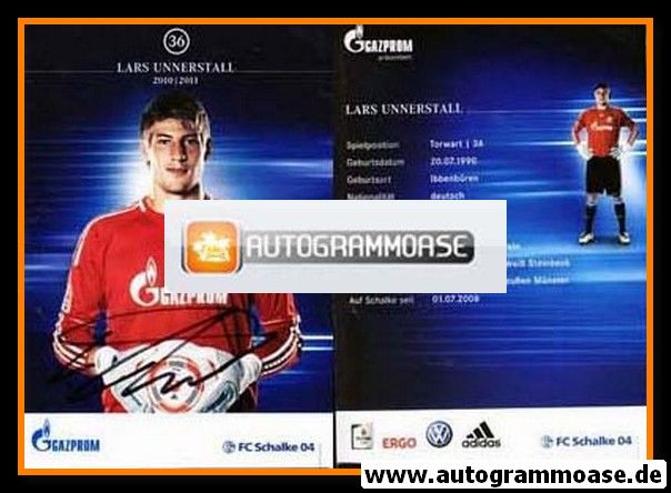 Autogramm Fussball | FC Schalke 04 | 2010 | Lars UNNERSTALL