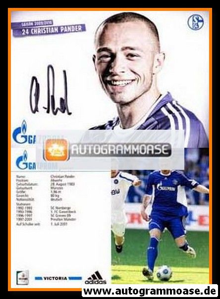 Autogramm Fussball | FC Schalke 04 | 2009 | Christian PANDER