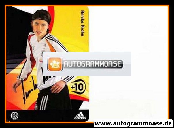 Autogramm Fussball (Damen) | DFB | 2006 Adidas | Annike KRAHN