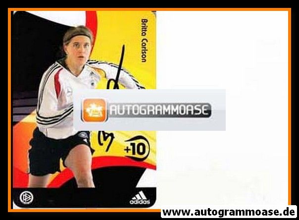 Autogramm Fussball (Damen) | DFB | 2006 Adidas | Britta CARLSON