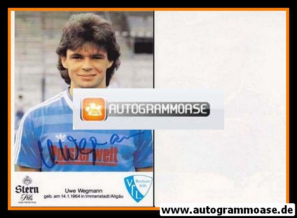 Autogramm Fussball | VfL Bochum | 1985 | Uwe WEGMANN