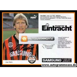 Autogramm Fussball | Eintracht Frankfurt | 1992 | Uwe RAHN