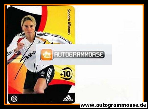 Autogramm Fussball (D) | DFB | 2006 Adidas | Sandra MINNERT