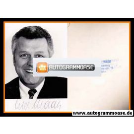 Autogramm Politik | CDU | Erich MAASS | 1980er Foto (Portrait SW)