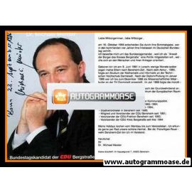 Autogramm Politik | CDU | Michael MEISTER | 1994 (Bundestagswahl)