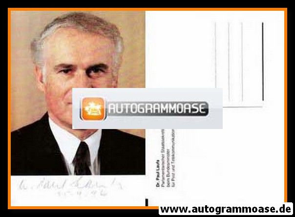 Autogramm Politik | CDU | Paul LAUFS | 1990er (Portrait Color)