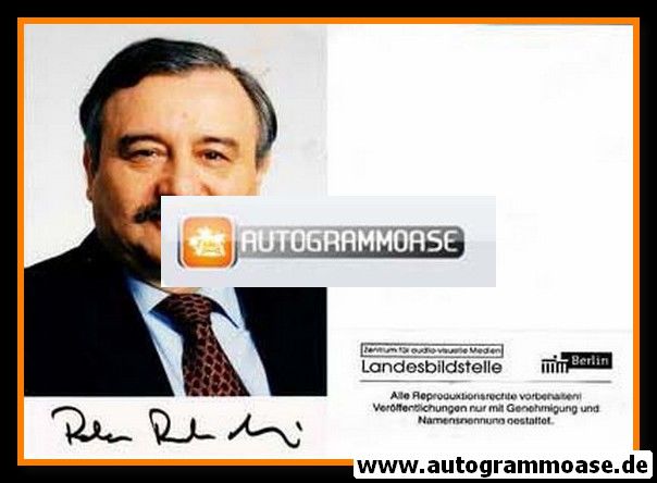 Autogramm Politik | CDU | Peter RADUNSKI | 1990er Foto (Portrait Color)