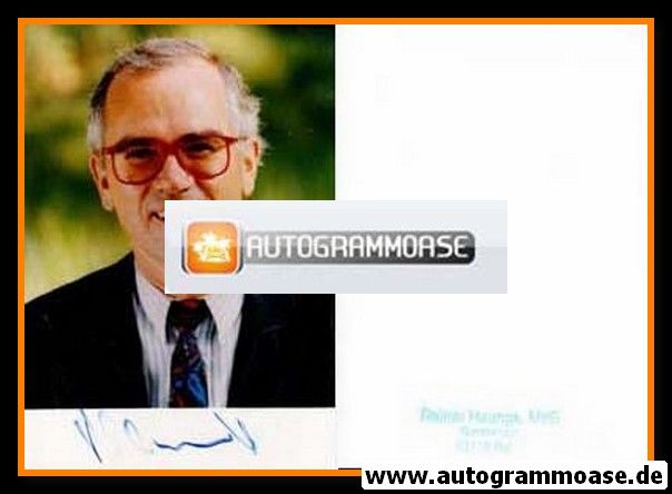 Autogramm Politik | CDU | Rainer HAUNGS | 1990er Foto (Portrait Color)