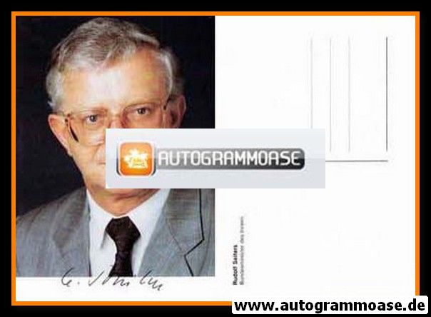 Autogramm Politik | CDU | Rudolf SEITERS | 1990er (Portrait Color)