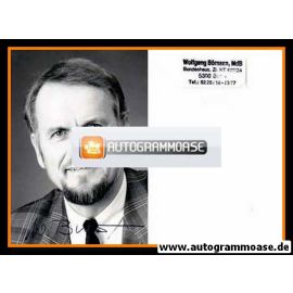 Autogramm Politik | CDU | Wolfgang BÖRNSEN | 1990er Foto (Portrait SW)