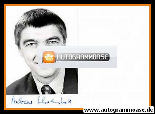 Autogramm Politik | CDU | Andreas SCHOCKENHOFF | 1990er Foto (Portrait SW)