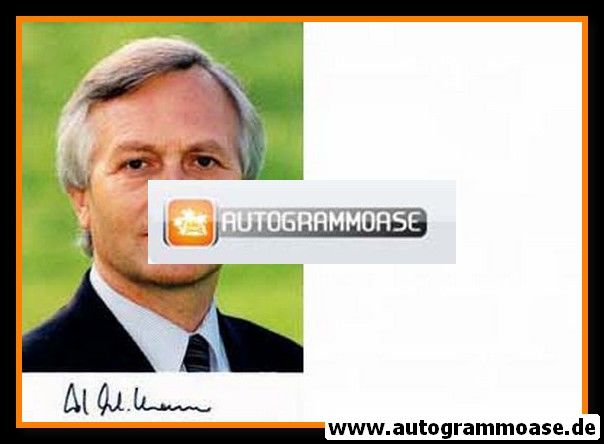 Autogramm Politik | CDU | Bernd SCHMIDBAUER | 1980er Foto (Portrait Color)