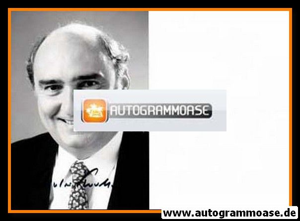 Autogramm Politik | CDU | Dieter SCHULTE | 1980er Foto (Portrait SW) 1