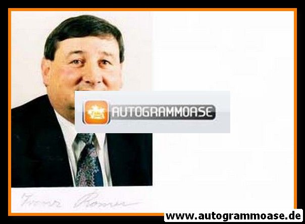 Autogramm Politik | CDU | Franz ROMER | 1990er Foto (Portrait Color)