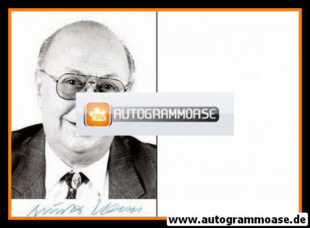 Autogramm Politik | CDU | Günter KLEIN | 1990er Foto (Portrait SW)