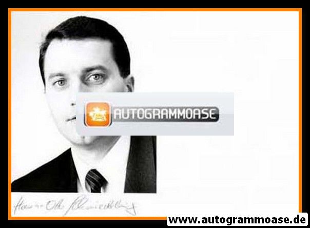 Autogramm Politik | CDU | Hans-Otto SCHMIEDEBERG | 1990er Foto (Portrait SW)