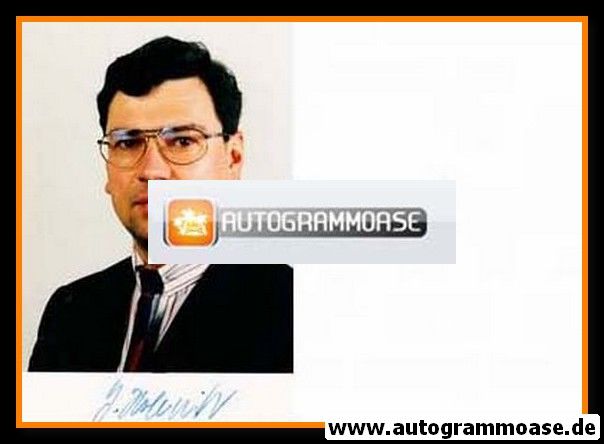 Autogramm Politik | CSU | Josef HOLLERITH | 1990er Foto (Portrait Color)