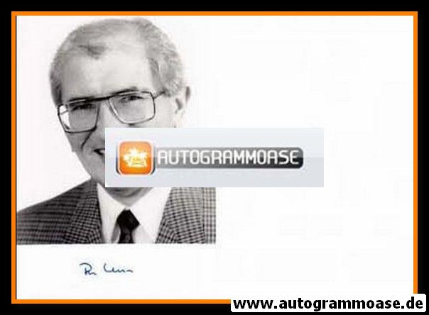Autogramm Politik | CSU | Peter KELLER | 1990er Foto (Portrait SW)