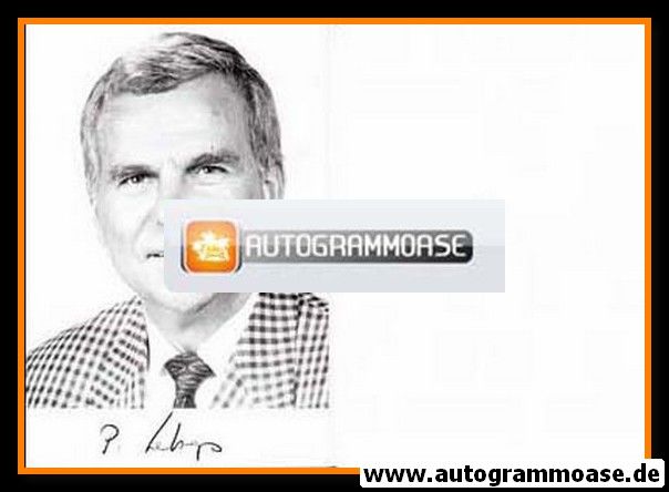 Autogramm Politik | CDU | Peter LETZGUS | 1990er Foto (Portrait SW)