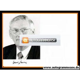 Autogramm Politik | CDU | Werner LENSING | 1990er Foto (Portrait SW)