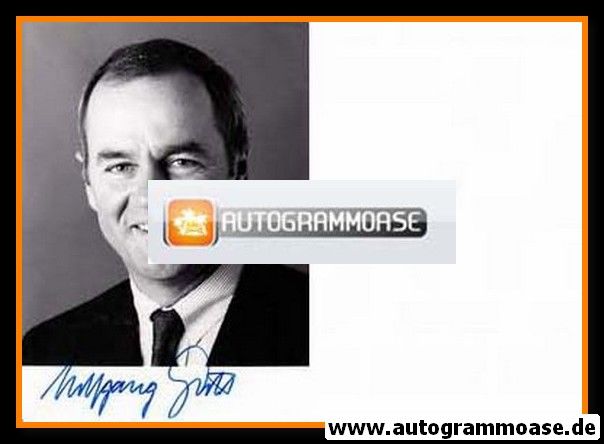 Autogramm Politik | CSU | Wolfgang GÖTZER | 1990er Foto (Portrait SW)