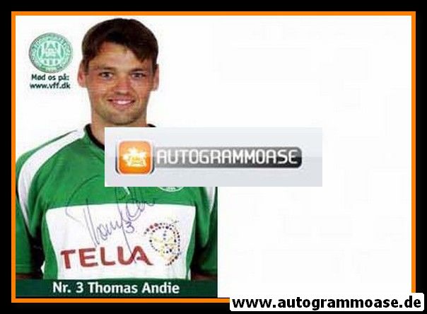 Autogrammkarte Fussball | Viborg FF | 2002 | Thomas ANDIE