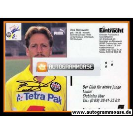 Autogramm Fussball | Eintracht Frankfurt | 1993 | Uwe BINDEWALD
