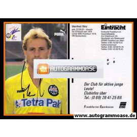 Autogramm Fussball | Eintracht Frankfurt | 1993 | Manfred BINZ