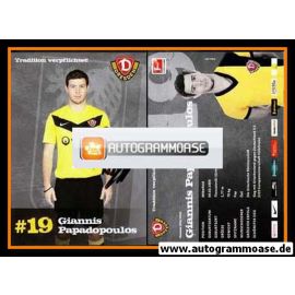 Autogramm Fussball | Dynamo Dresden | 2011 | Giannis PAPADOPOULOS