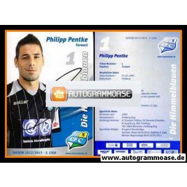 Autogramm Fussball | Chemnitzer FC | 2012 | Philipp PENTKE